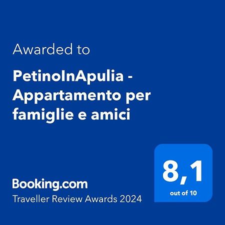 Petinoinapulia - Appartamento Per Famiglie E Amici Bari Kültér fotó
